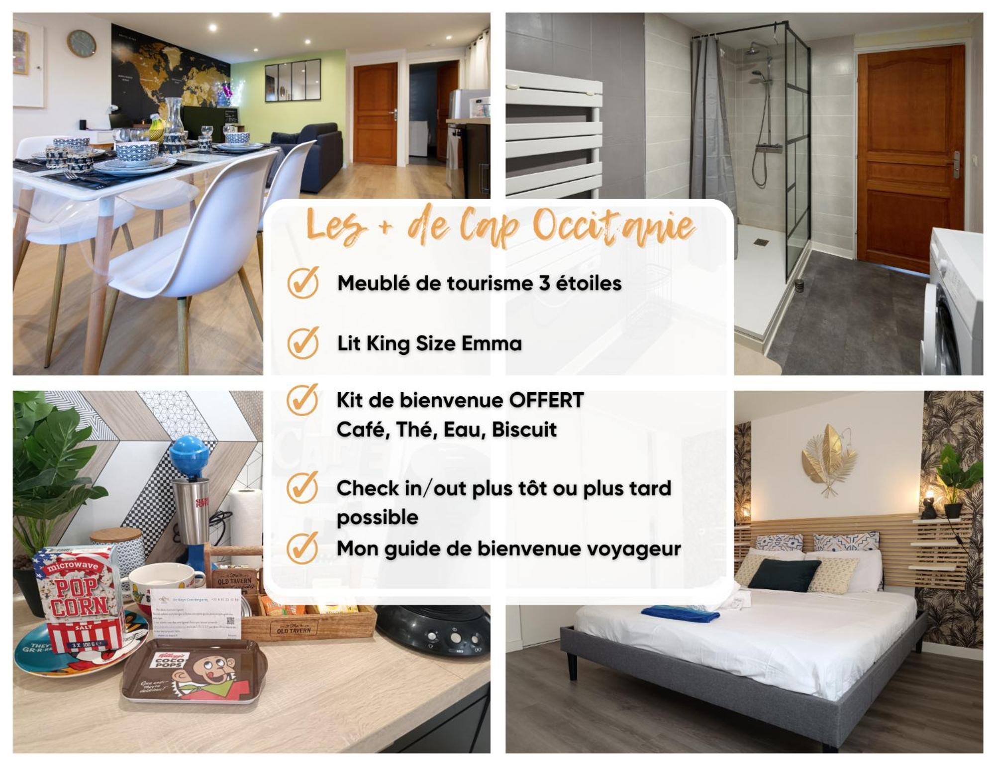 Apartmán Le Concorde-Wifi-Clim-Parking-3Etoiles-Ockeys Bram Exteriér fotografie