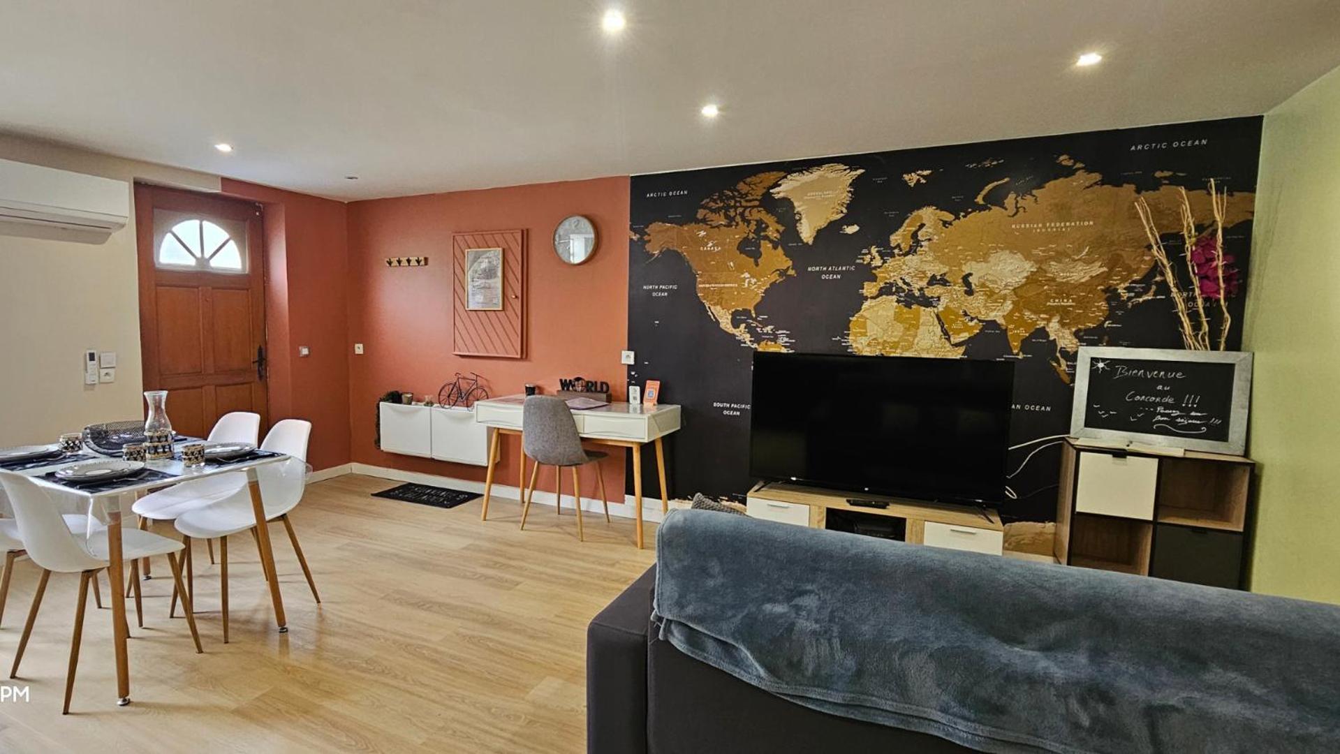 Apartmán Le Concorde-Wifi-Clim-Parking-3Etoiles-Ockeys Bram Exteriér fotografie